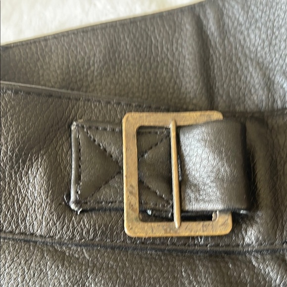 MOTORCYCLE  men’s riding black genuine leather pants Polaris biker - Picture 8 of 11